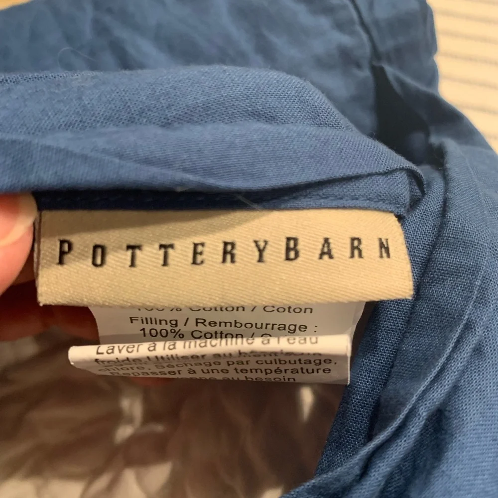 Pottery Barn quilted floral